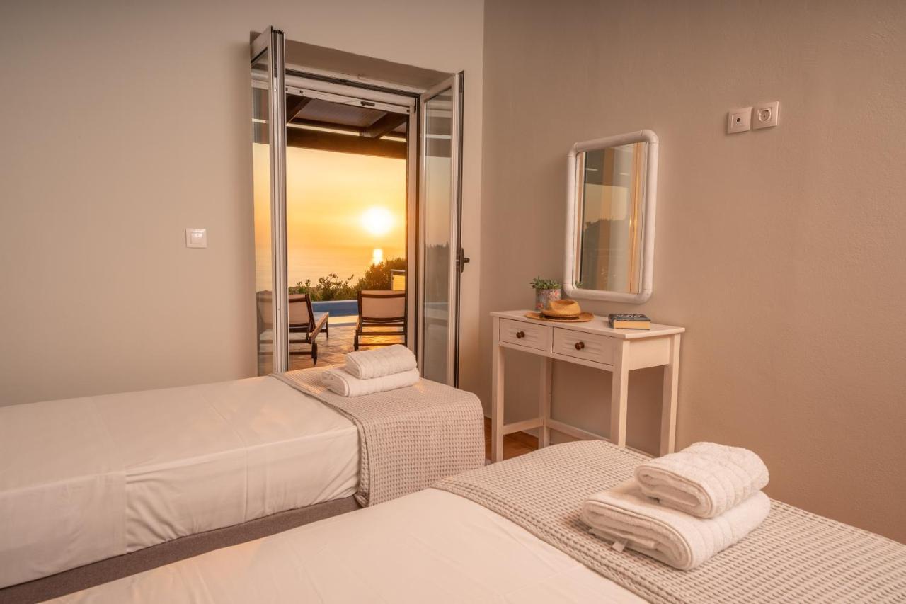 Stone Villa Eriphyle ,Private Witn Sunset View Fiskardo Buitenkant foto