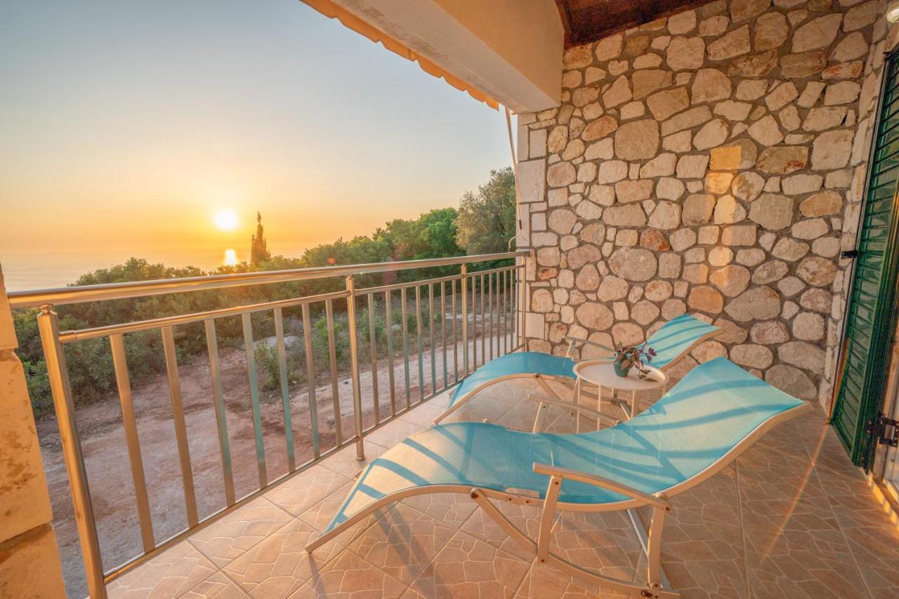Stone Villa Eriphyle ,Private Witn Sunset View Fiskardo Buitenkant foto