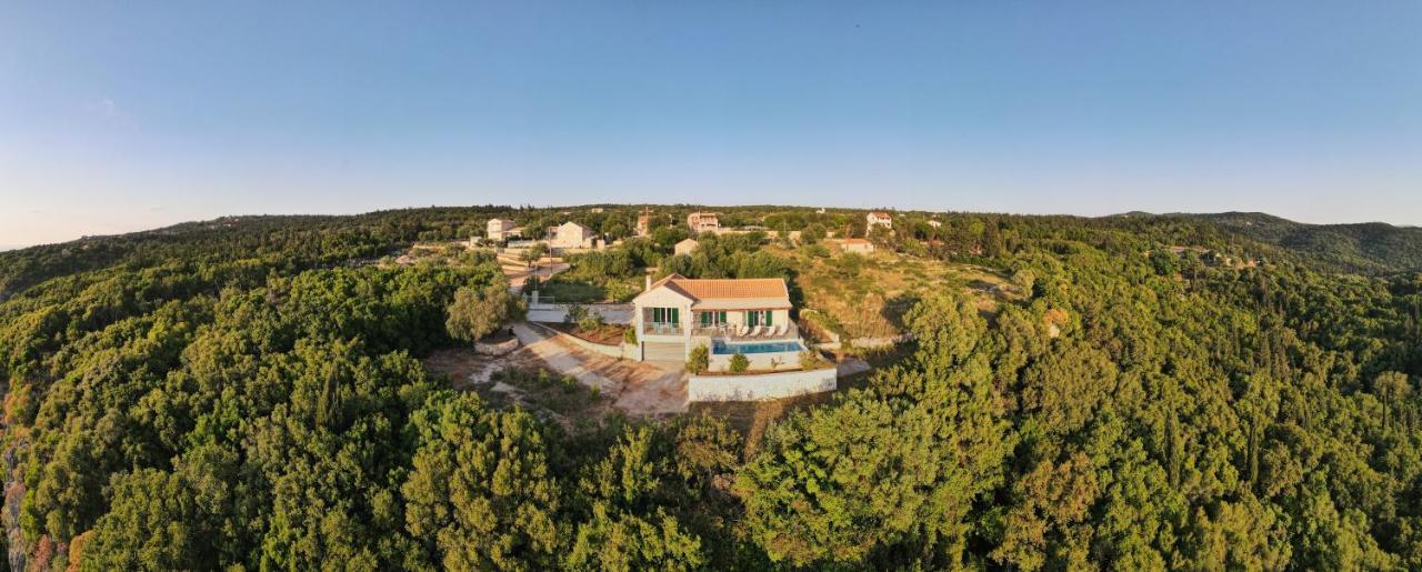Stone Villa Eriphyle ,Private Witn Sunset View Fiskardo Buitenkant foto