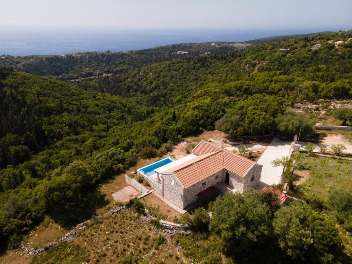 Stone Villa Eriphyle ,Private Witn Sunset View Fiskardo Buitenkant foto